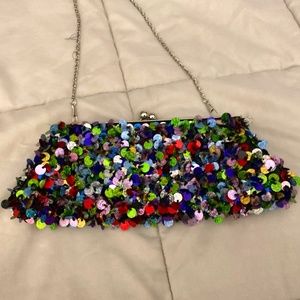 Vintage paillette purse